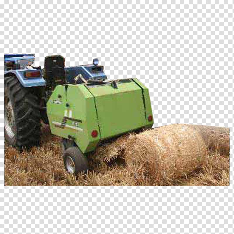 Machine Baler Tractor Hay Mower, tractor transparent background PNG clipart