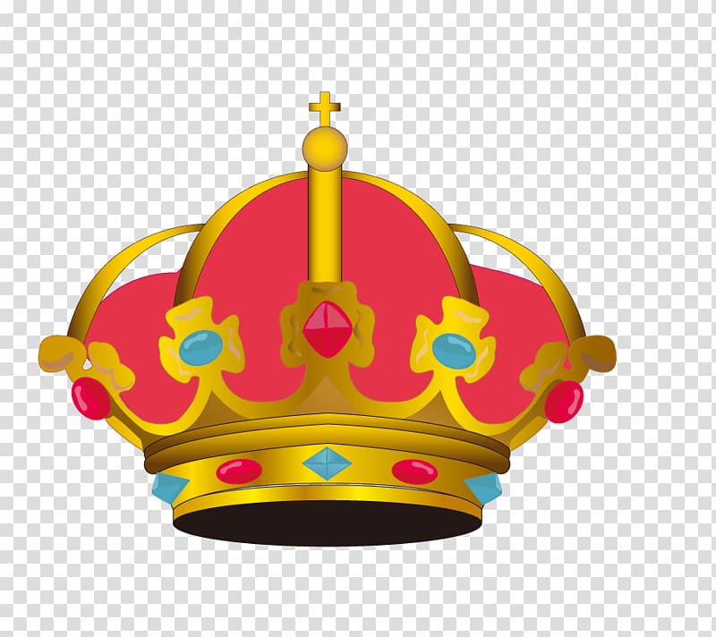 Crown Cartoon Euclidean , Beautiful cartoon crown transparent background PNG clipart