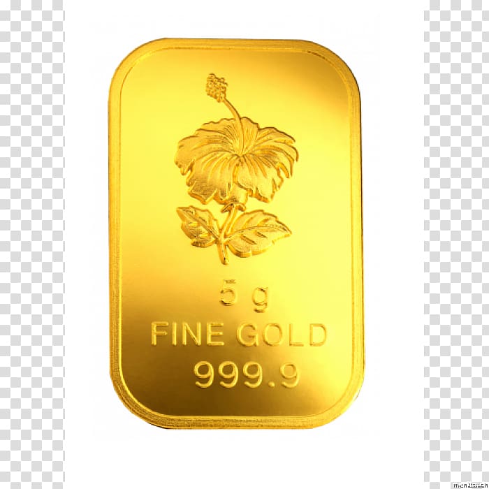Gold bar Poh Kong Holdings Bhd BullionByPost PAMP, gold grame transparent background PNG clipart