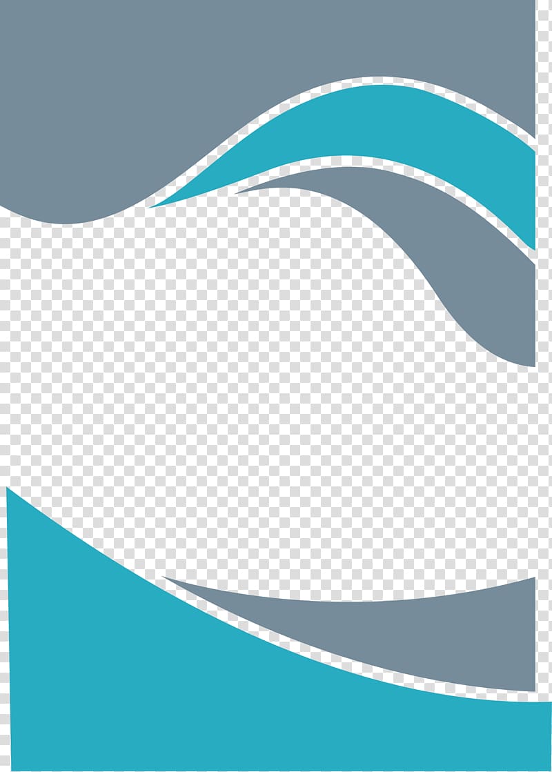 teal and gray frame illustration, Blue Graphic design, Blue border business transparent background PNG clipart