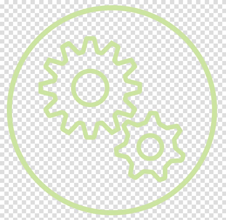 Gear Computer Icons, DECORATIVE GREEN transparent background PNG clipart