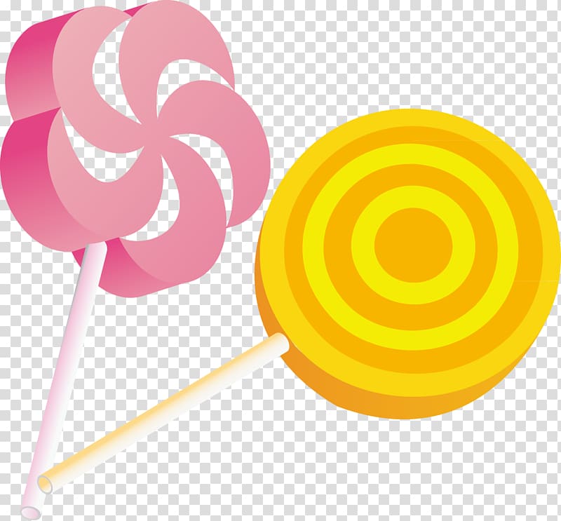 pink and yellow lollipop illustrations, Lollipop , Lollipop transparent background PNG clipart