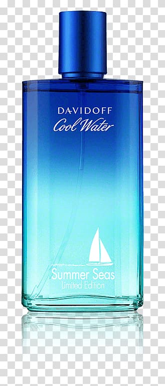 Perfume Cool Water Davidoff Eau de toilette Cosmetics, summer edition transparent background PNG clipart