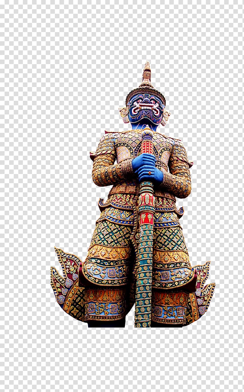 person wearing blue bhairab mask, Thailand Travel People transparent background PNG clipart