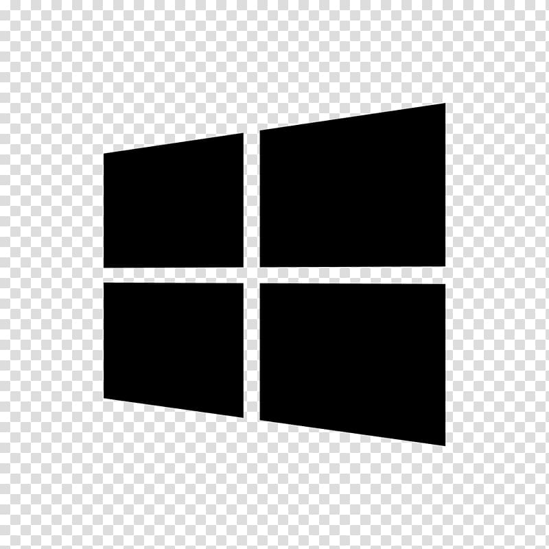 windows 8 logo black background