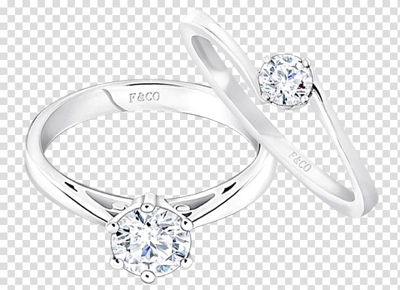 Wedding ring Silver Body Jewellery Platinum, wedding ring transparent background PNG clipart