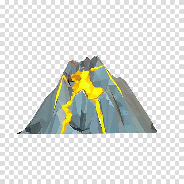 Mayon Volcano Mountain Magma, Cartoon Volcano transparent background PNG clipart