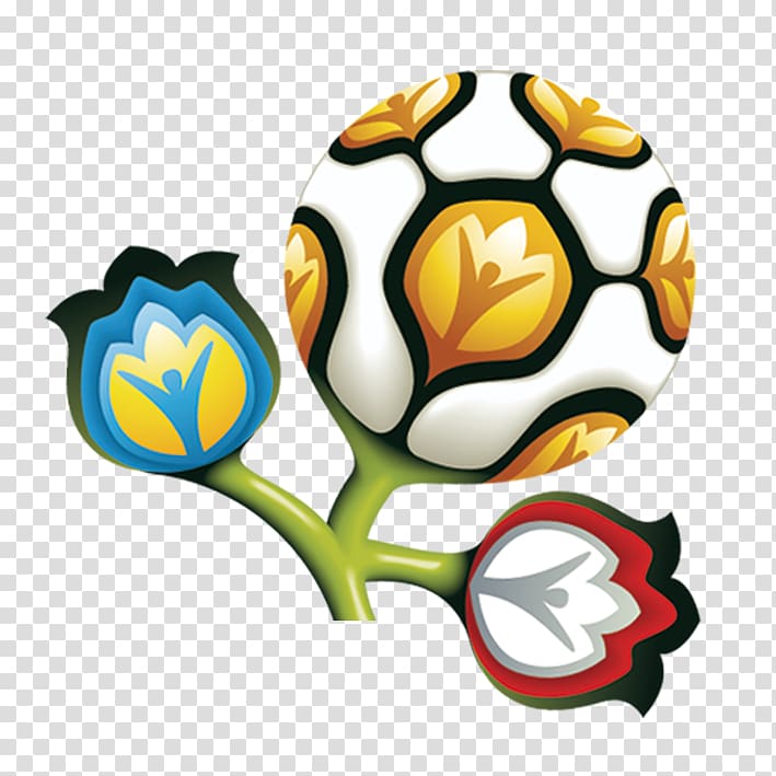 multicolored flowers illustration, European Cup logo transparent background PNG clipart