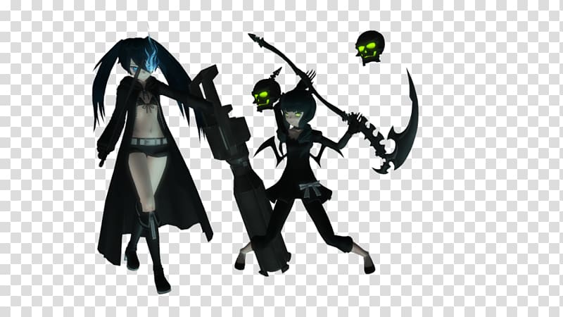 Figurine Legendary creature, black rock shooter art transparent background PNG clipart