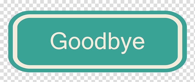 Illustration, Goodbye label transparent background PNG clipart