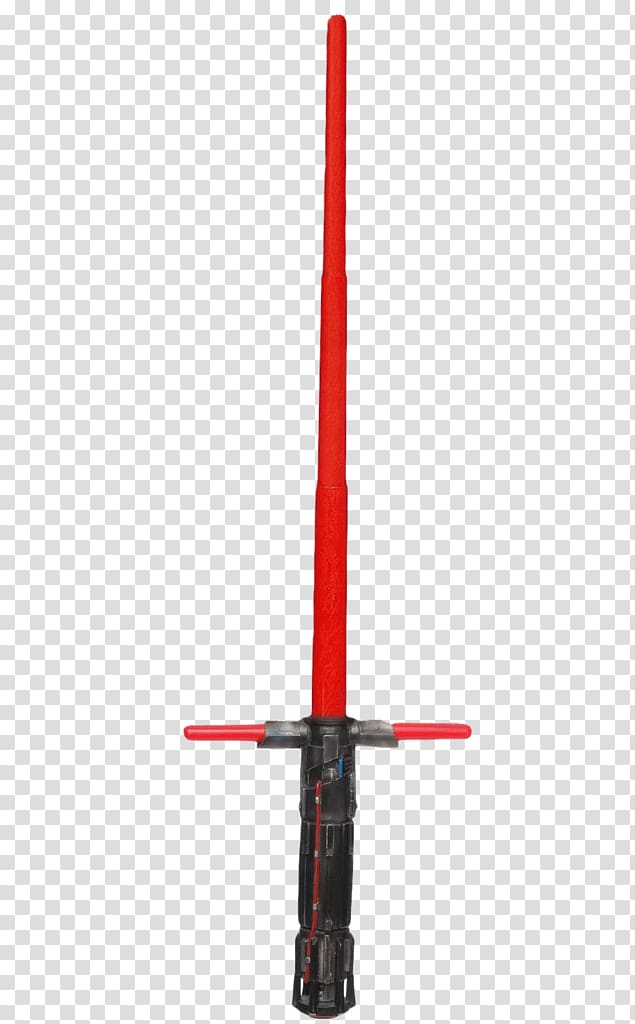 Kylo Ren lightsaber toy, Red Lightsaber Kylo Ren transparent background PNG clipart