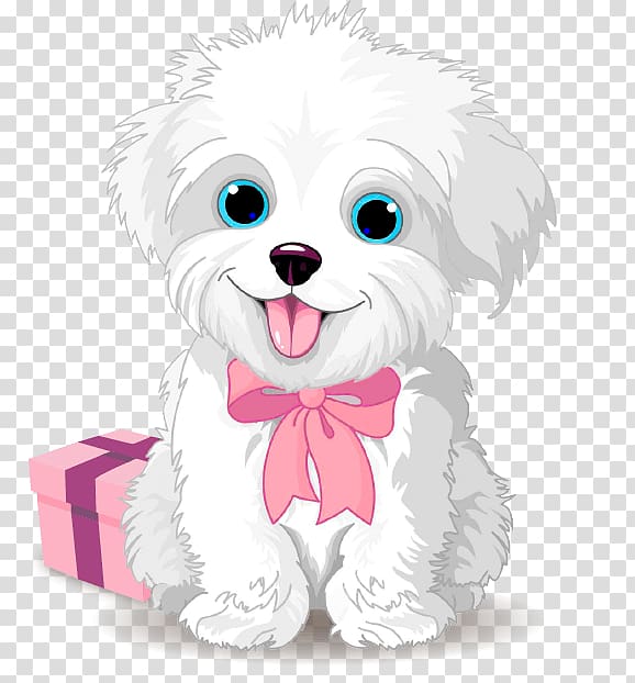 Maltese dog Bichon Frise Puppy Morkie Yorkshire Terrier, puppy transparent background PNG clipart