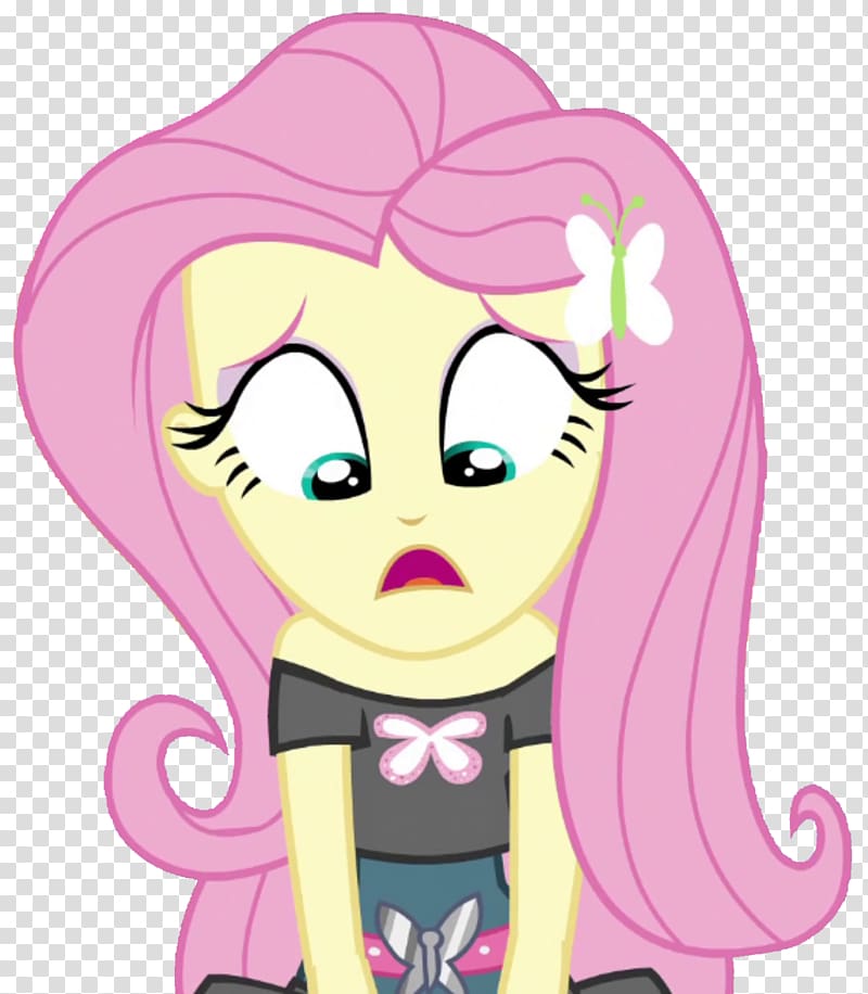 Fluttershy Rarity Pinkie Pie Rainbow Dash My Little Pony: Equestria Girls, shy transparent background PNG clipart