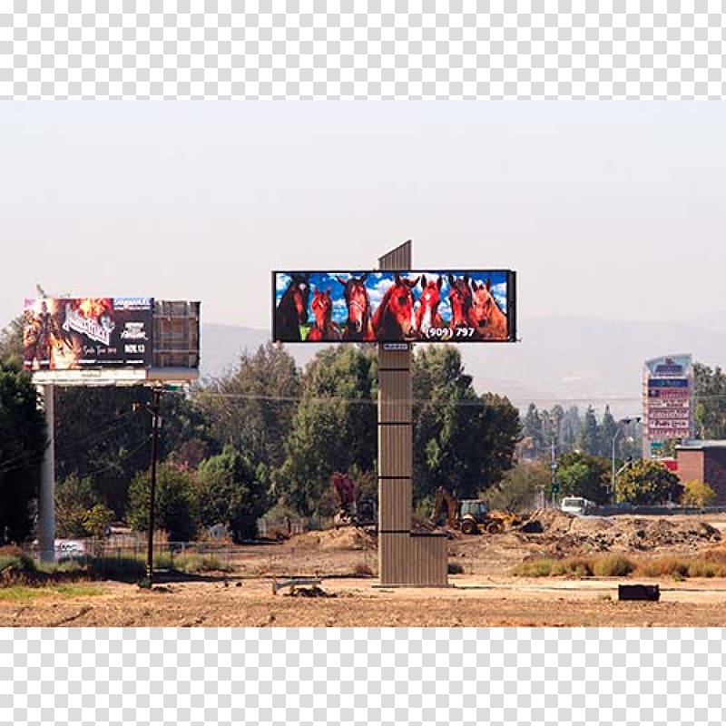 Display device Land lot Display advertising Billboard, Travel Agency Billboard transparent background PNG clipart