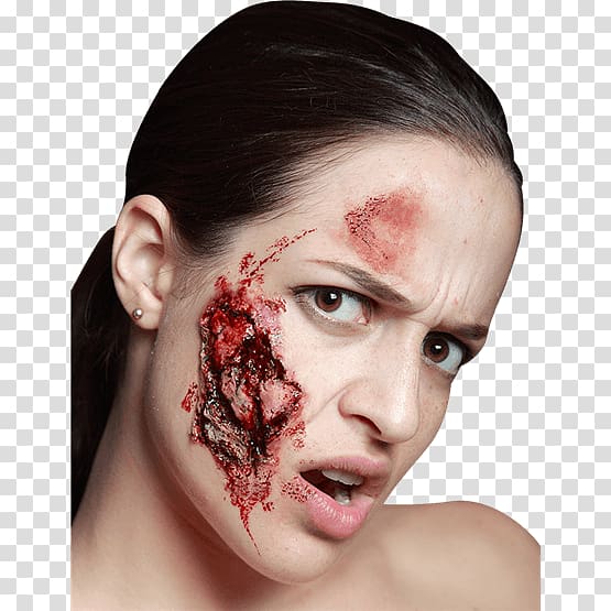 Zombie Make-up Disguise Halloween Costume, zombie transparent background PNG clipart