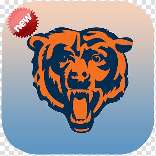 Chicago Bears NFL Wall decal Sticker, chicago bears transparent background PNG clipart
