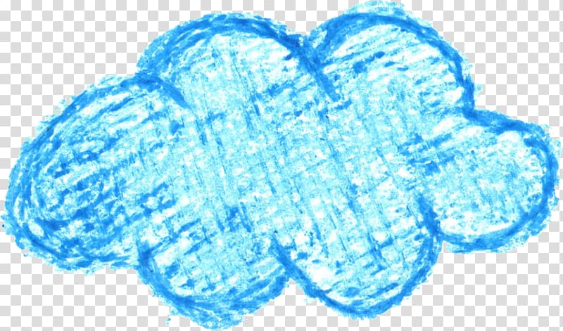 Drawing Crayon Cloud, crayons transparent background PNG clipart