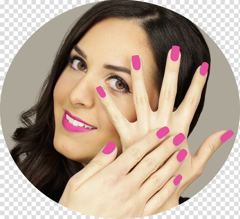 Manicure Nail Polish Hand model Eye Shadow, Nail transparent background PNG clipart