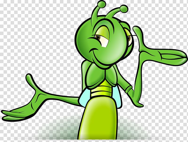 Cricket Cartoon , Green bugs transparent background PNG clipart