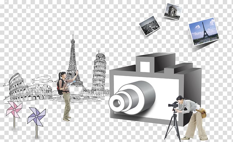 Leaning Tower of Pisa Colosseum, Creative Travel transparent background PNG clipart