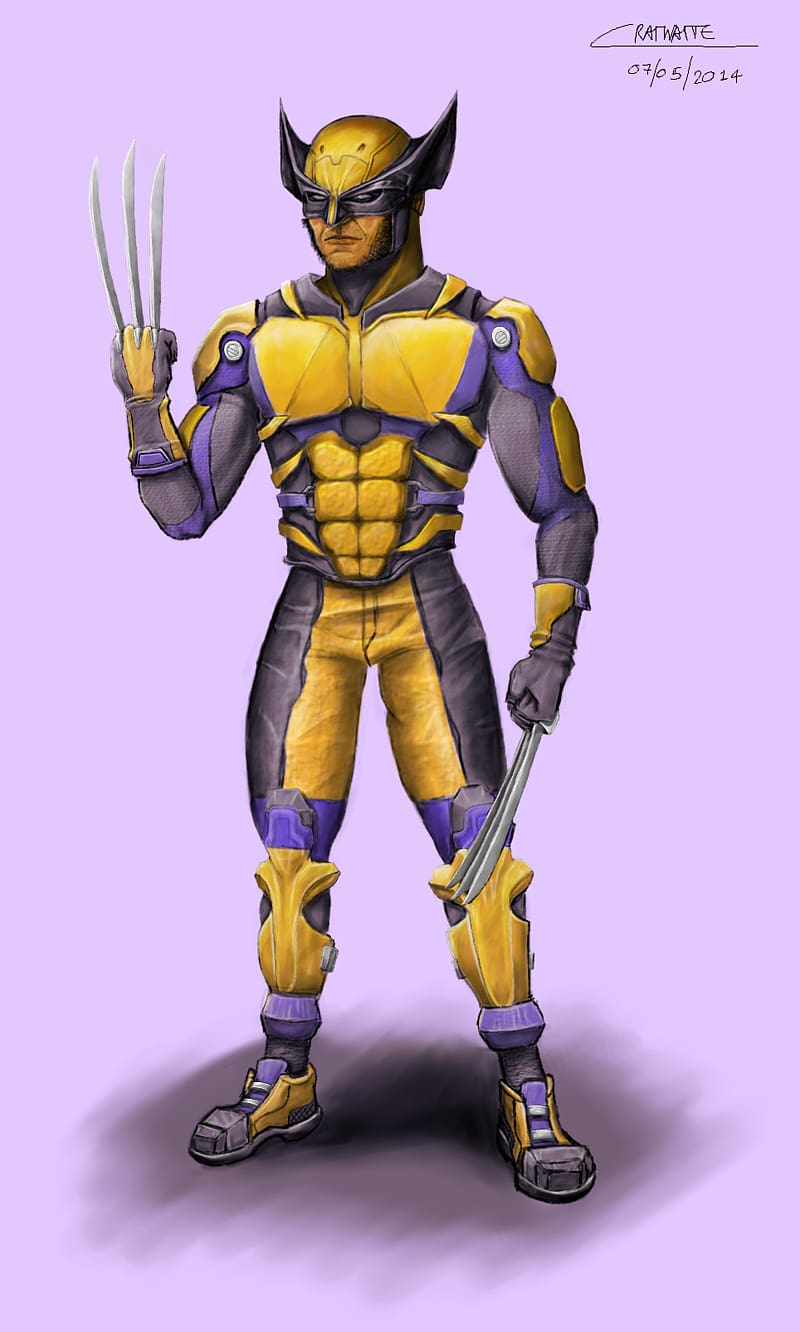 Wolverine Costume Comic book Concept art, Wolverine transparent background PNG clipart