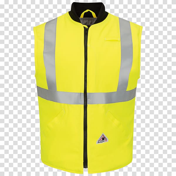 High-visibility clothing Gilets Lining Flight jacket, jacket transparent background PNG clipart