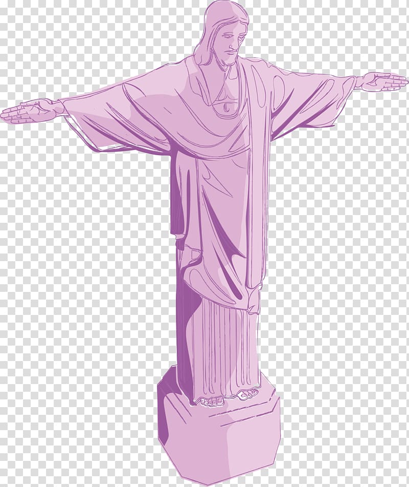 Christ the Redeemer Illustration, Jesus as transparent background PNG clipart