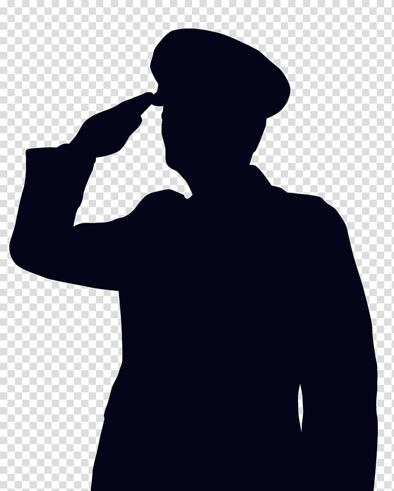 Soldier Salute Drawing Veteran , Soldier Saluting transparent background PNG clipart