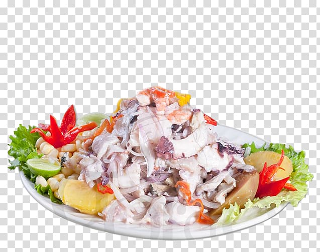 fish dish, Ceviche Peru Tuna salad Dish Food, others transparent background PNG clipart