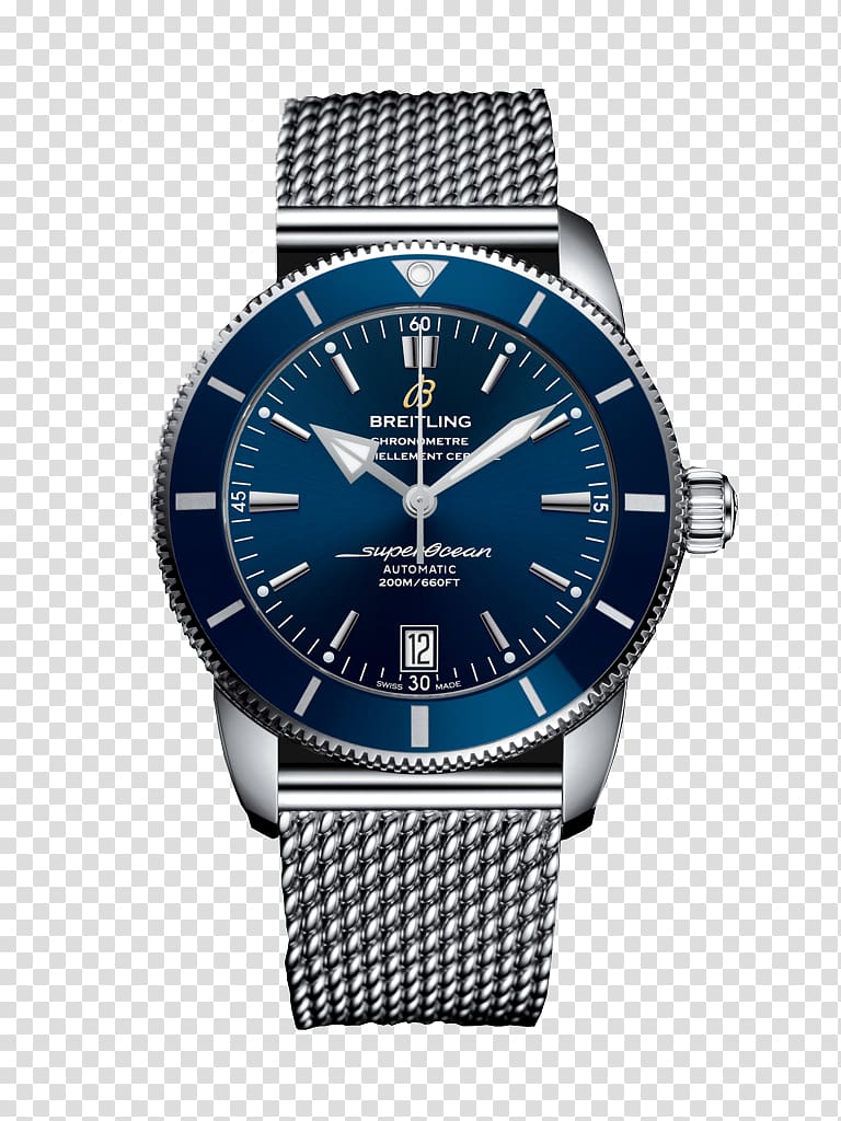 Breitling SA Automatic watch Superocean Baselworld, watch transparent background PNG clipart