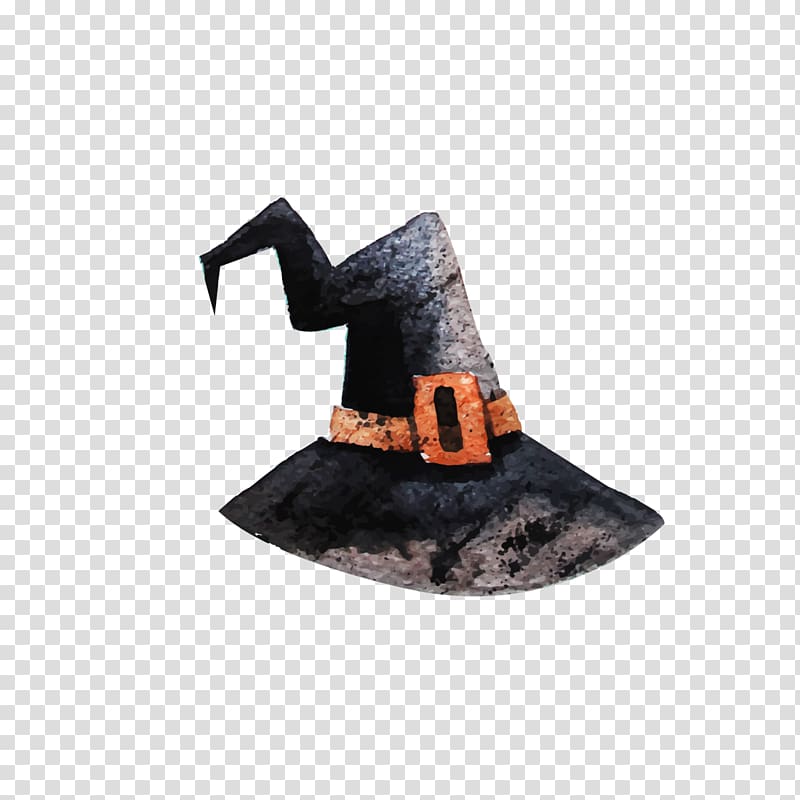 Halloween witch hat transparent background PNG clipart