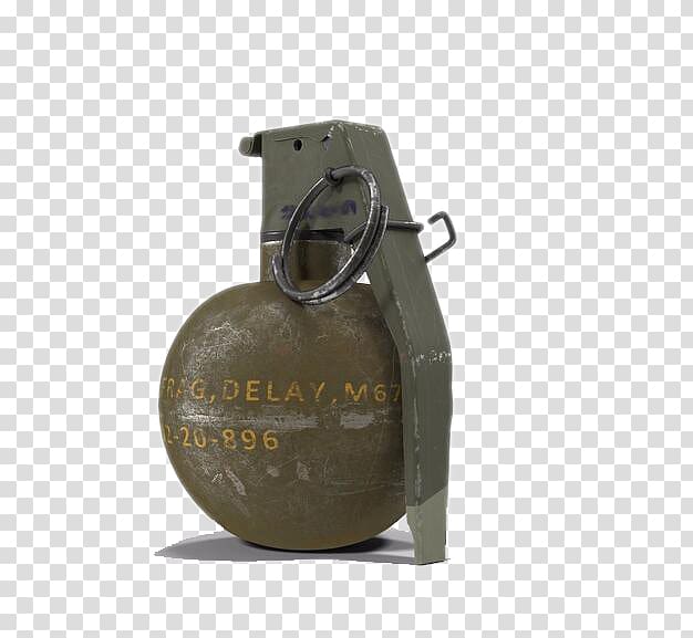 M67 grenade, Retro grenade transparent background PNG clipart
