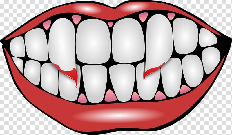 Tooth , Vampire transparent background PNG clipart