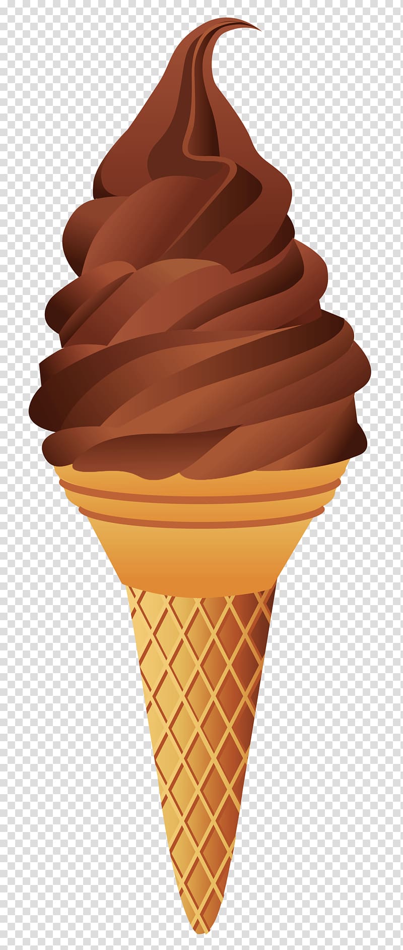 ice cream illustration, Chocolate ice cream Ice cream cone Sundae, Ice cream transparent background PNG clipart