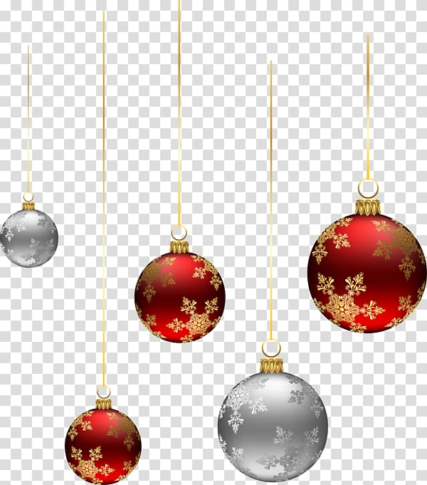 Christmas New Year , Christmas decorations ball material transparent background PNG clipart