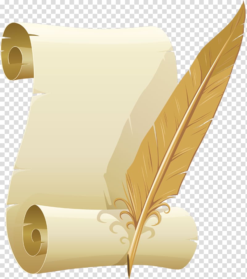 Paper Quill Pen , Forma transparent background PNG clipart