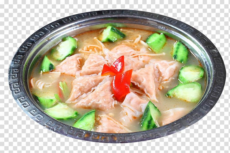 Kimchi-jjigae Hot pot Butajiru Nabemono Chankonabe, A enoki Yan meat dumplings transparent background PNG clipart