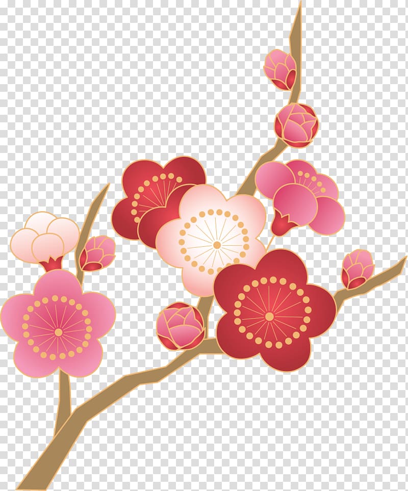 Plum blossom Japan Thermoses , plum blossom transparent background PNG clipart