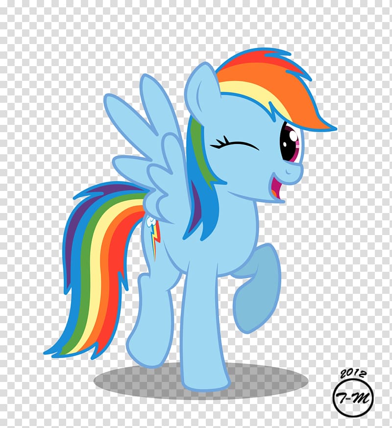 Pony Rainbow Dash Pinkie Pie Rarity , Blue Check Mark transparent background PNG clipart