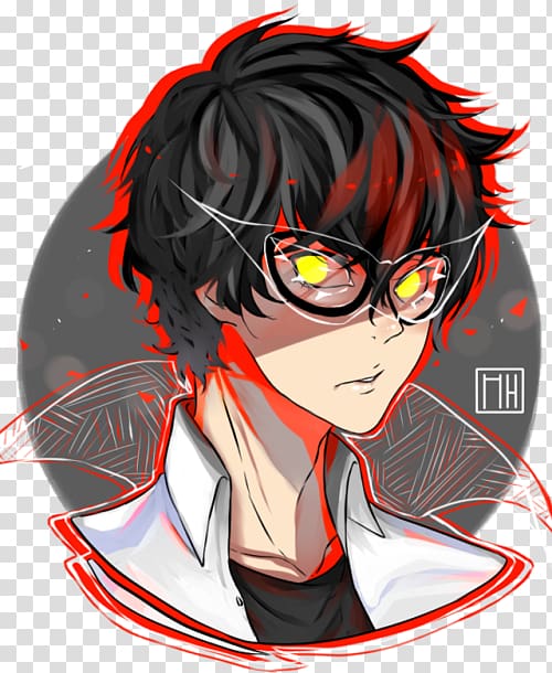 Persona 5 Shin Megami Tensei Manga Fan art, embarrassing expression transparent background PNG clipart