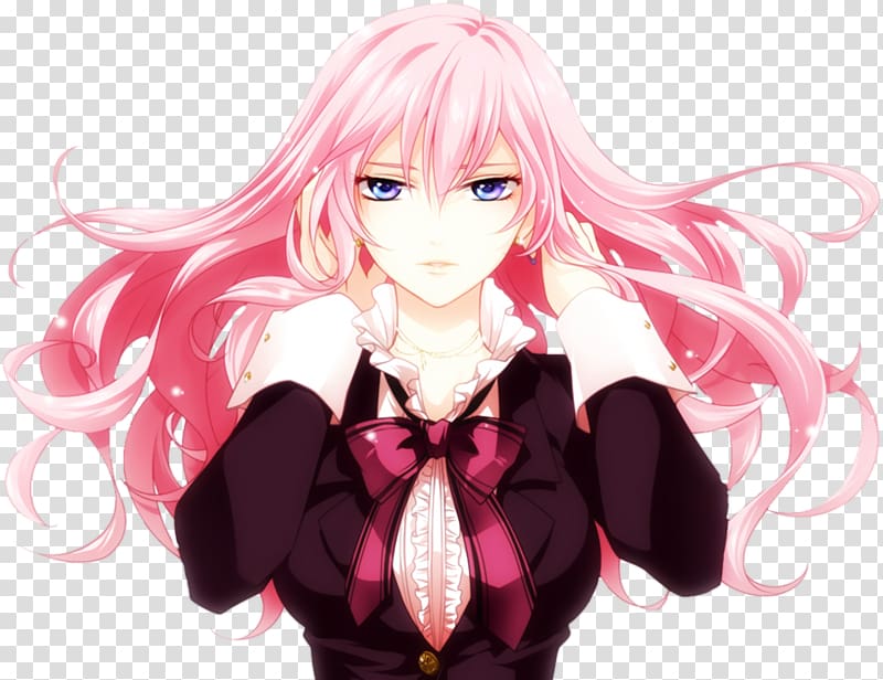 Megurine Luka Vocaloid Hatsune Miku Sasuke Uchiha Desktop , pink hair transparent background PNG clipart