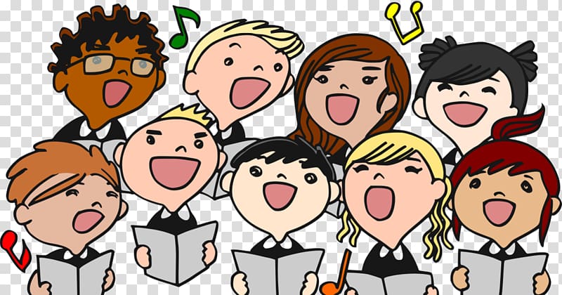 children\'s choir Rehearsal Music Concert, singing transparent background PNG clipart