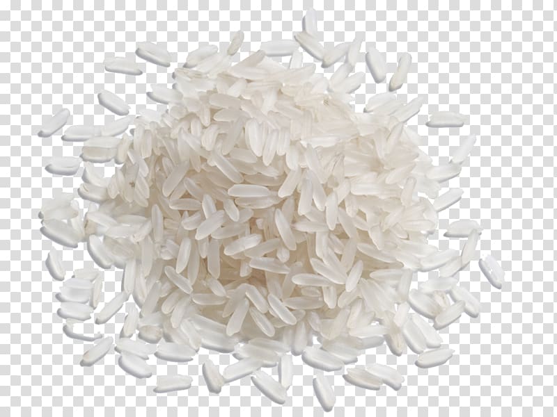 rice grains, White rice Thai cuisine Cereal Basmati, Rice transparent background PNG clipart
