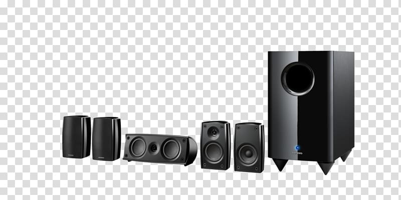 Home Theater Systems Onkyo SKS-HT648 5.1 Speaker Package 5.1 surround sound Loudspeaker, sound system transparent background PNG clipart