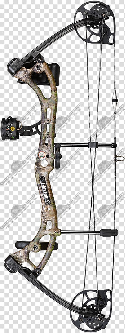 Bear Archery Compound Bows Bow and arrow Hunting, Arrow transparent background PNG clipart