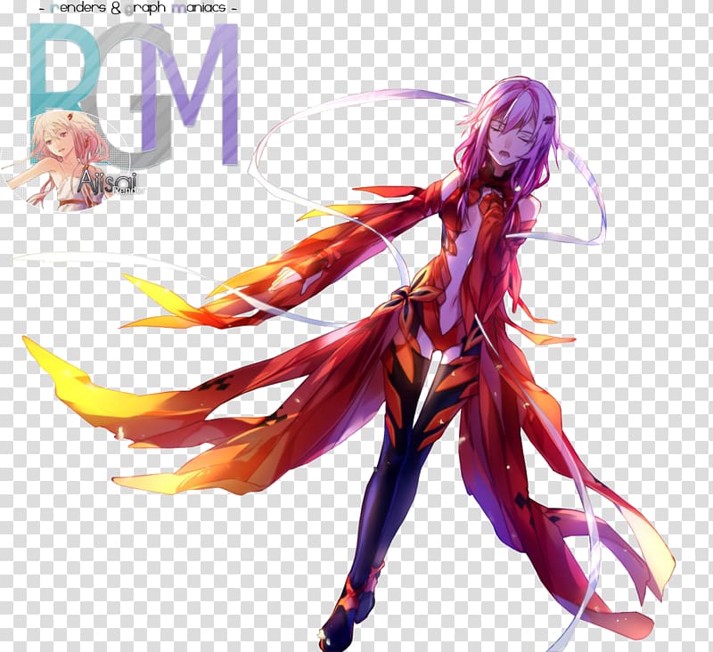 Inori Yuzuriha Anime Desktop 4K resolution, guilty crown transparent background PNG clipart