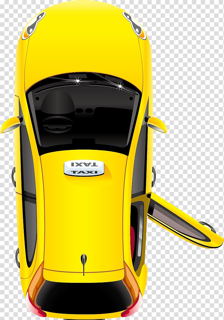 Taxi Yellow cab , car transparent background PNG clipart