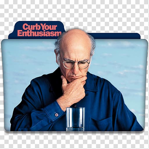 Larry David Curb Your Enthusiasm Television show HBO Television comedy, Enthusiasm transparent background PNG clipart