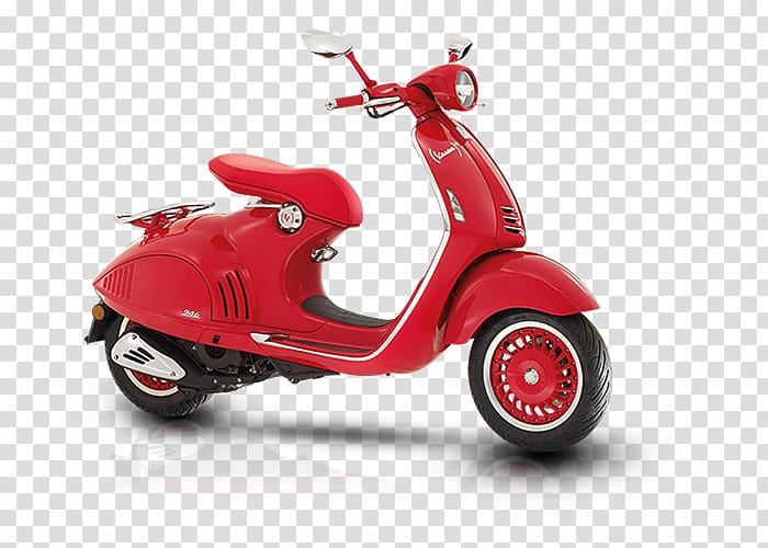 Scooter Piaggio Vespa 946 Motorcycle, scooter transparent background PNG clipart