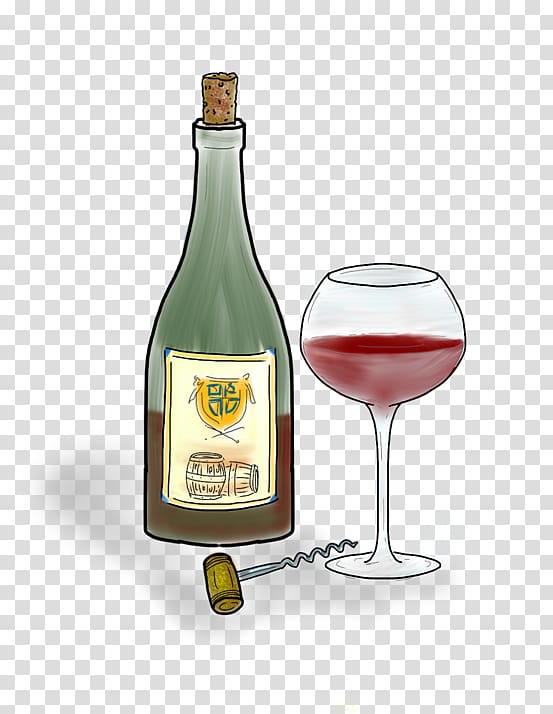 White wine Alcoholic drink Champagne, red barrels transparent background PNG clipart